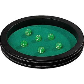 Philos 3202 - Kunstleder Würfelbrett, Durchmesser 300 mm