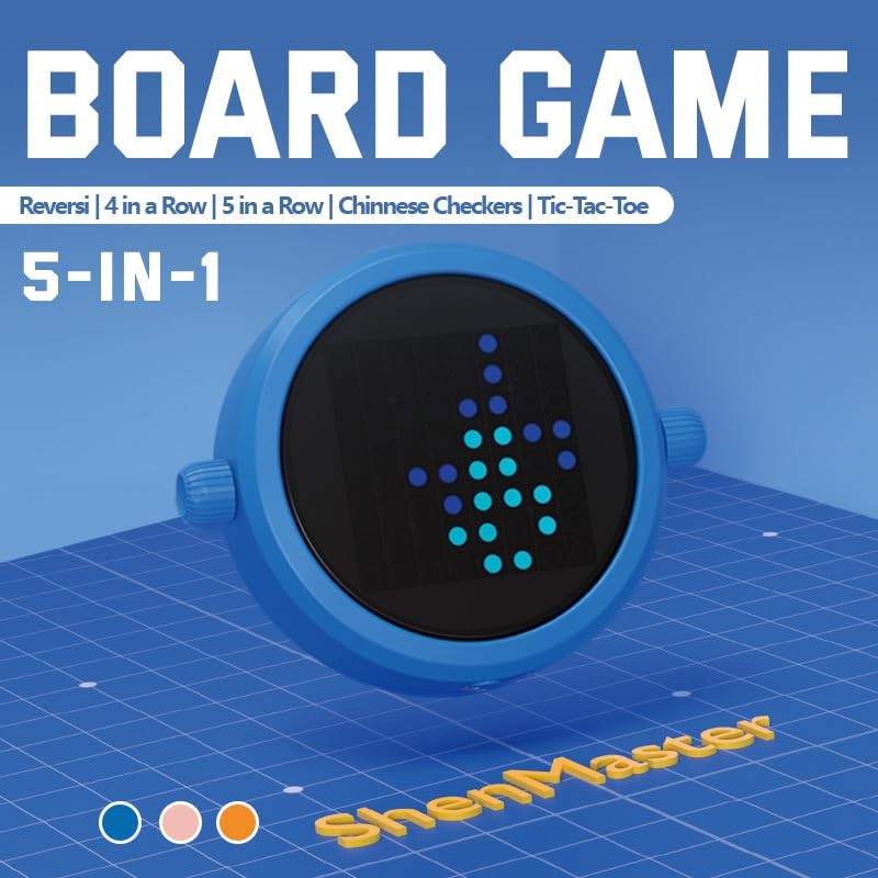 5 in 1 Electronic Board Game,Include Reversi(Othello), 4 in a
