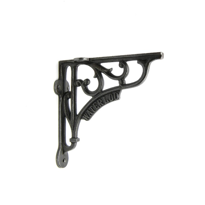 Pair of Shelf Brackets Waterloo Antique Cast Iron 150mm x