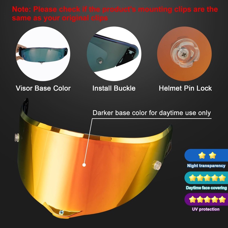 PSLER Pista GP RR visor - Pista Helmet Visor Motorcycle