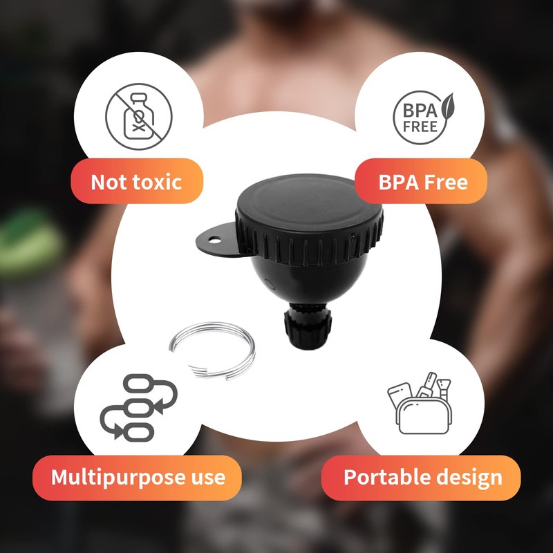2 Pack Protein Powder Container to Go- 50ml Protein Powder