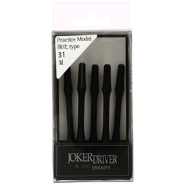 Joker Driver Zero Shaft, Reinforced Black, 1.2 inches-0.2 (31 mm-5) 5 Pack