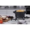 Presto 8-Quart Big Kettle, Steamer and Deep Fryer Multi-Cooker, Black