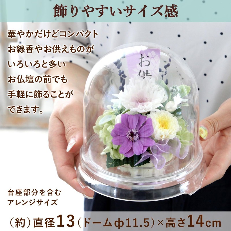 Hanayu Buddha Flowers, Preserved Flowers, Artificial Flowers, White Version, Clear
