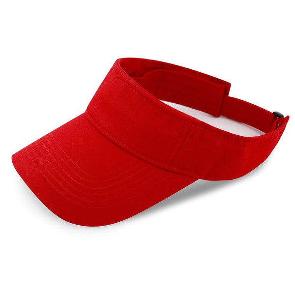 The Hat Depot Sun Visor hat Sports Visor 100% Cotton