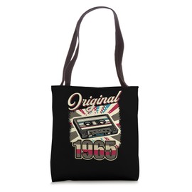 60th Birthday Man Woman 60 Years Decoration 1965 Retro Funny Tote Bag