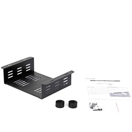 AEONS Under Desk Computer Mount Laptop PC Mount Wall Mount for Small Form Factor Case Desk Holder Shelf Drawer 10" x 3" x 8"