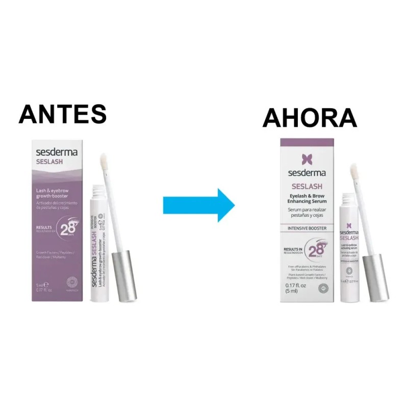 Sérum Serum activador de pestañas y cejas Sesderma Seslash día/noche