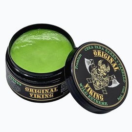 Cera Wild FÓRMULA MEJORADA – Cera para Cabello Hombre Fijación Extra Fuerte Todo el Día | Para Barba, Bigote y Cabello | Natural, Vegano, Sin Parabenos, Cruelty-Free | 120g