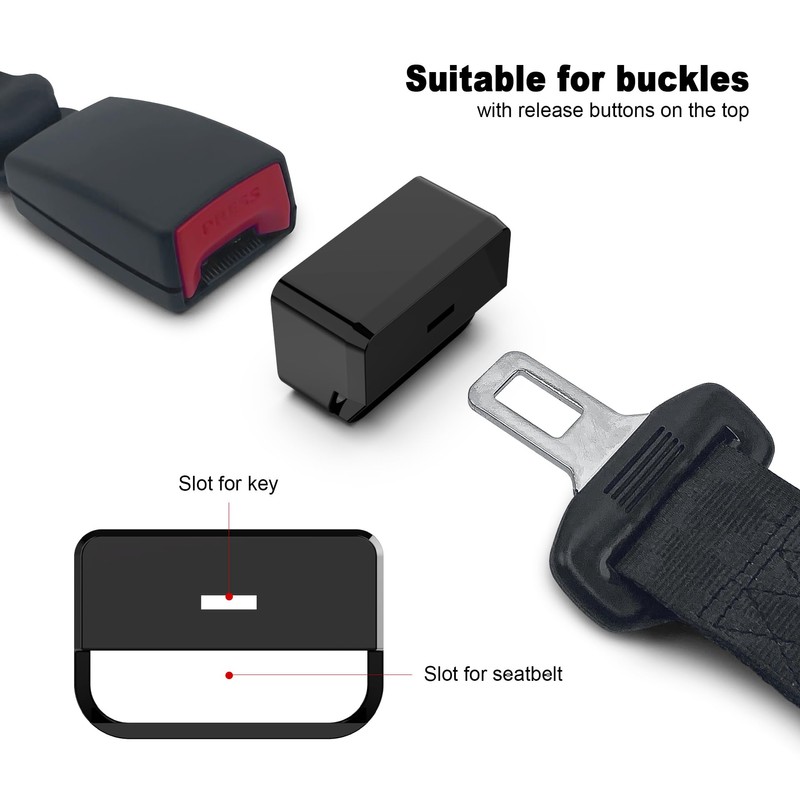 Leoenir Seat Belt Lock Cover - Prevent Kids or Special