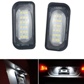 FanPaYY Number Plate Light, Pair of Number Plate Lights, Number Plate Light without Error Message with Registration Free for W203 W209 CLK