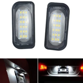 FanPaYY Number Plate Light, Pair of Number Plate Lights, Number Plate Light without Error Message with Registration Free for W203 W209 CLK
