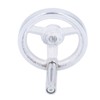 3 Spoke Hand Wheel with Revolving Handle Cast Iron Round
