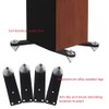 Lyaciomn 4PCS Adjustable Combined Type Audio Speaker Foot Subwoofer Shockproof