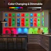 AIBOO LED Puck Lights Wired Color Changing, Multicolor Under Cabinet