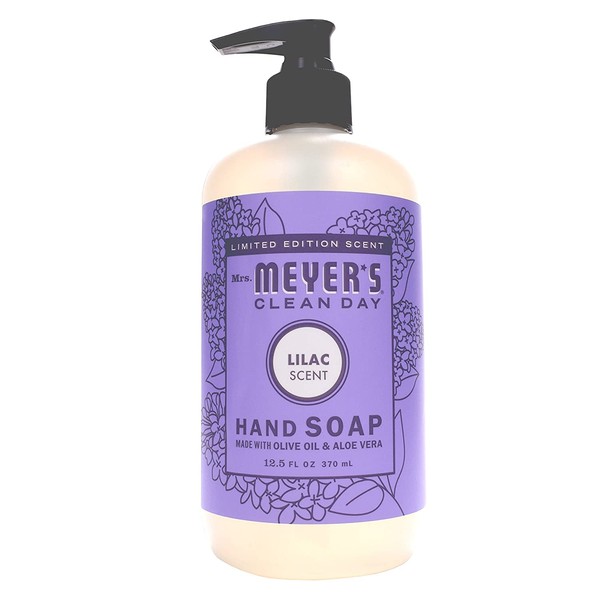 Mrs. Meyer's Liquid Hand soap, Lilac, 12.5 Fl Oz (Pack of 1)