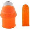 Orange Gardening Silicone Thumb Knife with Finger Cots Thumb Knife