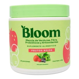 Suplemento alimenticio Bloom con Verduras con Antioxidantes Frutos Rojos 145g