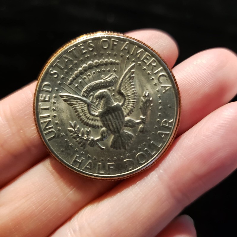 Expanded Shell Half Dollar (Special Gimmick Coin Used for Coin