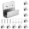 Luomorgo 10 Pcs Tile Display Wall Hanger, Stainless Steel Wall