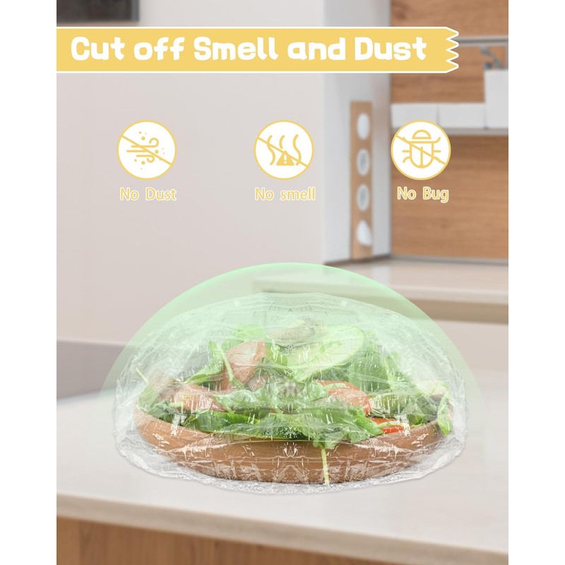 Plastic Bowl Covers for Sourdough Bread Proofing Large Disposable Elastic