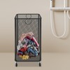 Laundry Basket with Wheels,Square Rolling Laundry Basket,Hollow Mesh Laundry Hamper