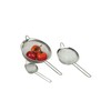 Kela 11074 Küchensieb-Set, 3-teilig, 8/14/20 cm Durchmesser, Edelstahl, Profi