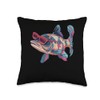 Kuhli Loach With Sunglasses Throw Pillow