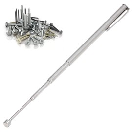 TOPINCN 10-Piece Telescopic Magnet Pickup Tool, Stainless Steel Magnet Pick Up Tool, Telescopic Rod for Screws Nuts Bolts Keys