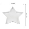Supreme Housewares Patriotic Star Shaped Plate Melamine Serving Plate Dinner