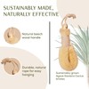 CSM Agave Plant-Based Dry Body Brush: Natural Firm Bristles for