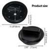 Hordion 3 Inch Garbage Disposal Splash Guard and Kitchen Sink