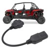 POCREATION Conector de diagnóstico OBD2, Adaptador de diagnóstico OBD2 a