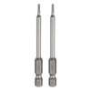 HARFINGTON 2pcs Magnetic Triangle Screwdriver Bit TA20 1/4" Hex Shank
