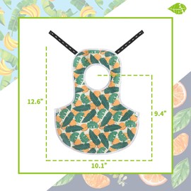 NeoBusy Chicken Saddle for Hens, 3 Pack Chicken Aprons with Unique Print Design, Adjustable Back Straps, Breathable Feather Protection, Comfortable, Easy to Use (Fruit)