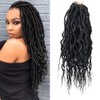 Goddess Faux Locs Crochet Braid Hair 6 Packs 24 Inch