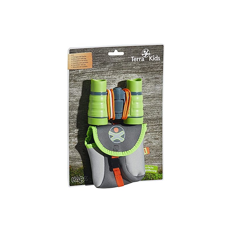 HABA 4132 Terra Kids Binoculars with bag- Magnification 4X