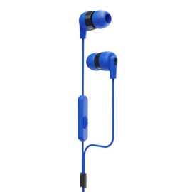 Skullcandy Ink'd+ In-Ear Wired Earbuds, Microphone, Works with Bluetooth Devices and Computers - Blue