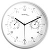 Technoline Quartz Wall Clock WT 653 with Temperature and Humidity