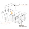 Puricon 4 Pack Pantry Organization and Storage Bins for Kitchen