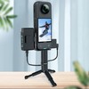 CYNOVA Insta 360 X5 Cold Shoe Mount, Invisible Mic Bracket
