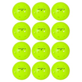 DURA FAST 40 Dura Fast 40 Pickleballs | Outdoor pickleball balls | Neon | Dozen/Pack of 12 | USAPA Approved and Sanctioned for Tournament Play, Professional Perfomance