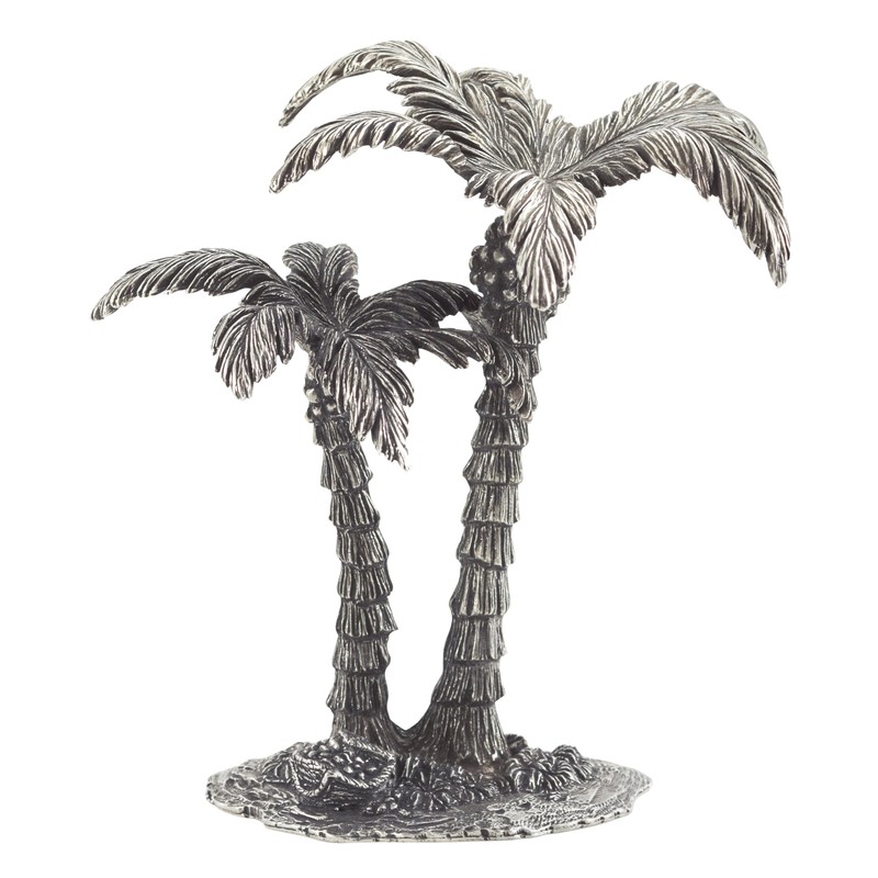 DANFORTH – Palm Tree Nativity Figurine – Handcrafted Pewter Nativity