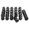 Gaemi 7/16 Lug Nuts,7/16 Spline Lug Nuts Black for Aftermarket
