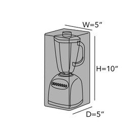 Covermates Keepsakes - Blender Cover – Dust Protection - Stain Resistant - Washable – Appliance Cover, Cream