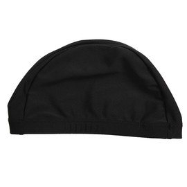 LE MODE de toi, Made in Japan, Swim Cap, Swimming Cap, Swimming Cap, Loose Fit, Unisex, School, School BousiSA5 (Black (No Logo, Made in Japan), M)