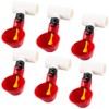ANCLLO Pack of 6 Automatic Poultry Drinking Cups for Chickens,