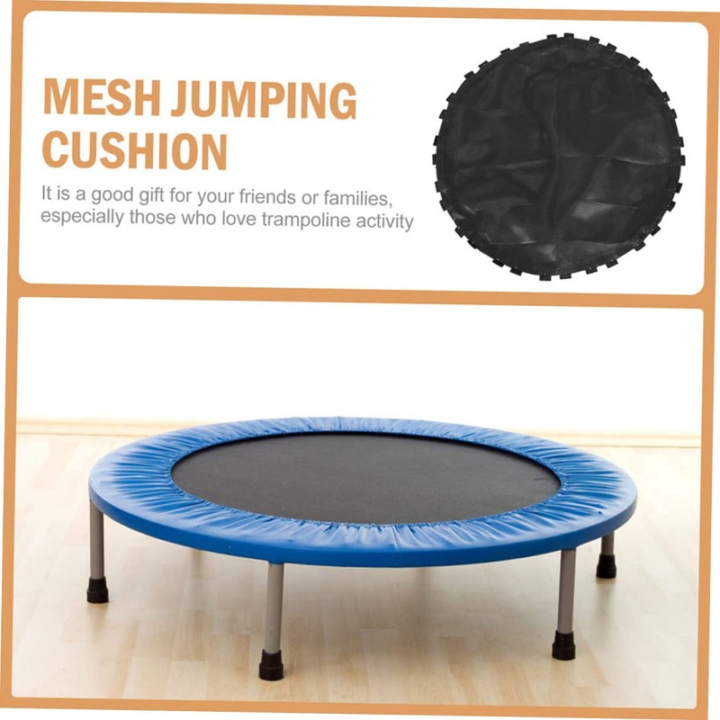 Kisangel Trampoline Mat Trampoline Cover Replacement Trampoline Padding Black Jumping