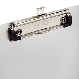 Saunders 21518 Clipboard with Designer Clip 21.6 x 33 cm Silver