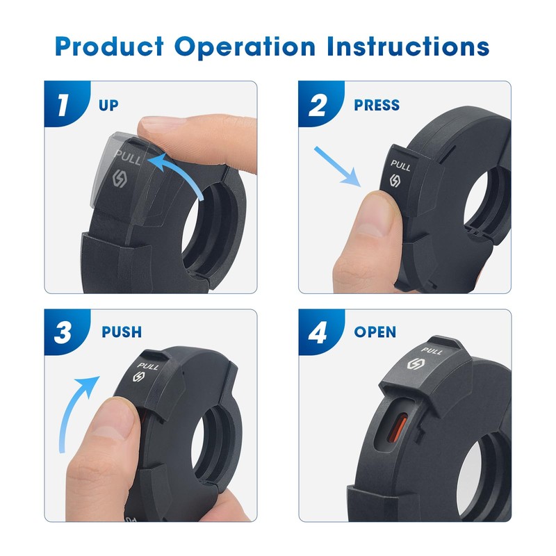 Waterproof Motorcycle Phone Charger, Fast Charging 48W USB C Outlet